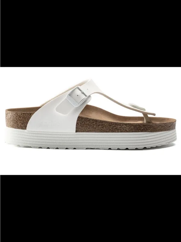 Papillion by Birkenstock Gizeh Vegan Platform Sandal Sz 38 - Image 5