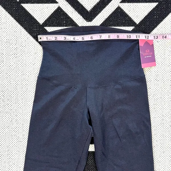 Shapermint Empetua At Waist Shaping Jeans Print Cropped Leggings Medium - Image 5