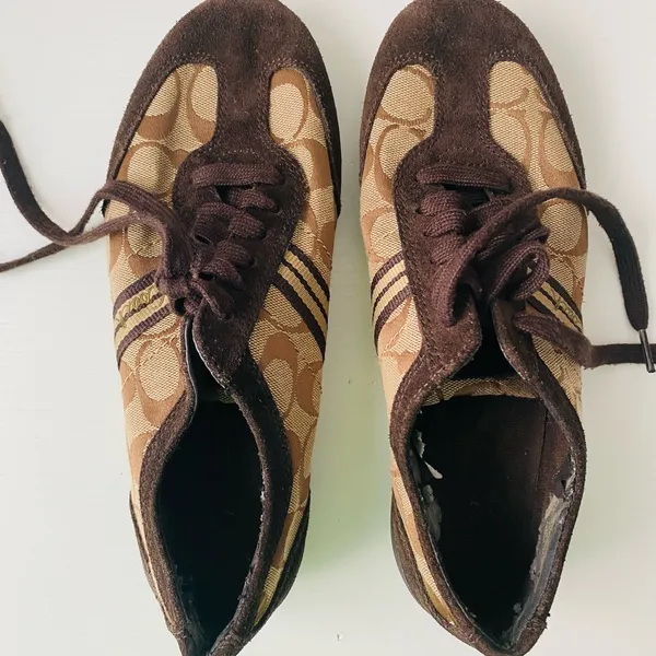 Coach Brown and Tan Casual Sneaker/Shoes - Image 2