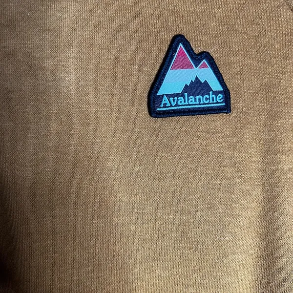 Avalanche crew neck orange sweater pullover - Image 2