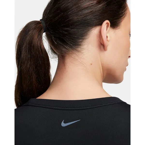 Nike One Fitted Women's Dri-FIT Short-Sleeve Cropped Top BLACK Small NWT - Image 4