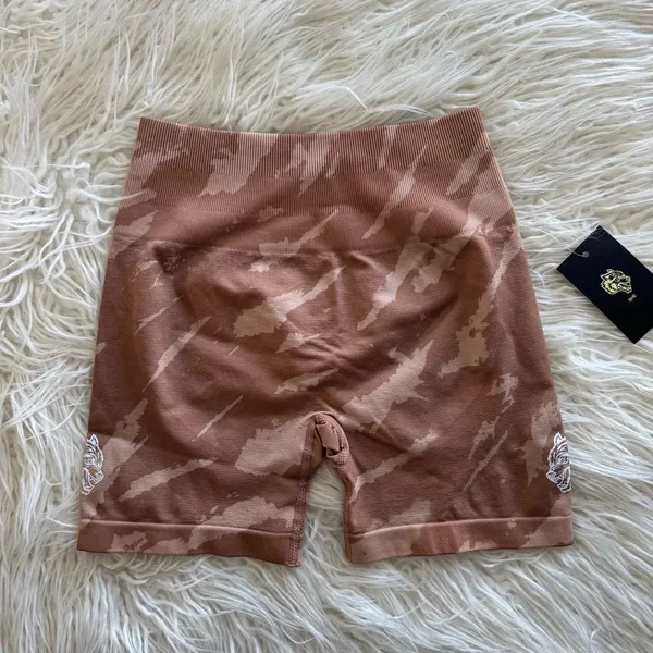 Darc Sport Wolves Forever Seamless Everson Shorts Desert Rose Native Camo Small - Image 2