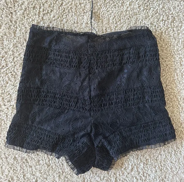 White Fox Black Shorts - Image 2