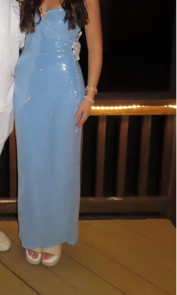 Sequins Dress Blue - Image 2