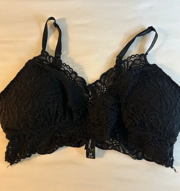 Harve Bernard Black Lace Bralette - Image 2