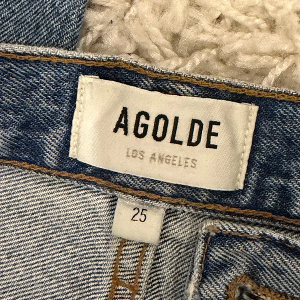 Agolde 90's Pinch Waist Jeans in Navigate size 25 - Image 7