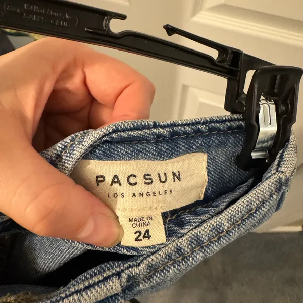 PacSun Light Blue Denim Mini Skirt - Image 5