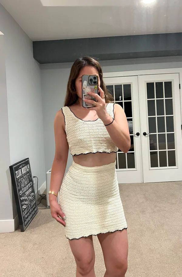 Urban Outfitters crochet tank and skirt set - Image 6