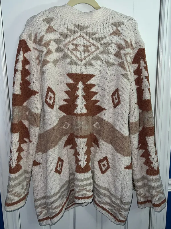 Altar'd State Oversized Boho Knit Cardigan Medium - Image 2