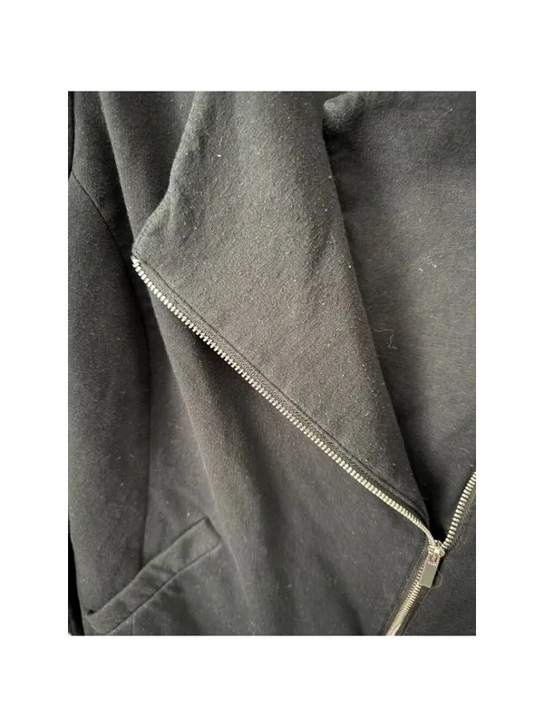 Mossimo Black Asymmetrical Zip Blazer Jacket Plus XXL - Image 7