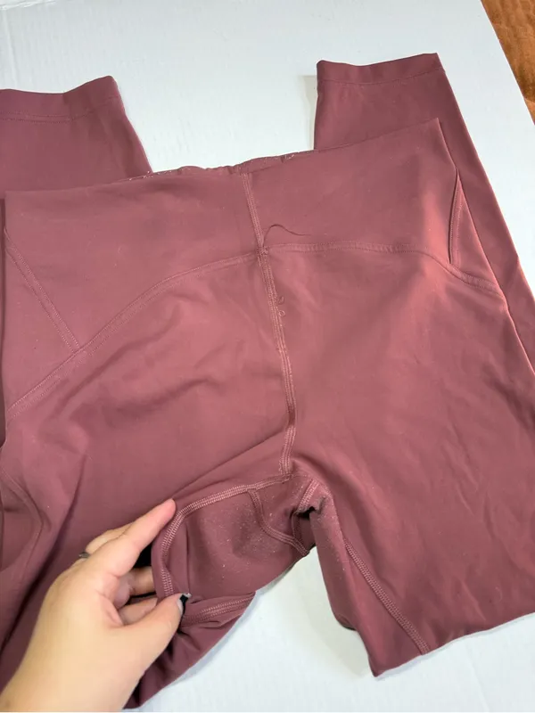 Lululemon InStill High Rise Tight Leggings 25" in Smoky Red - Image 4