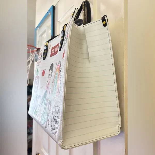 Teachers boutique handbag White - Image 8
