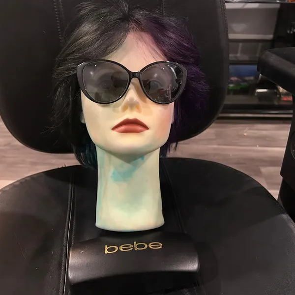 Bebe black and Leopard Print eyeglasses. These are FRAME AND HARD CASE ONLY - Image 12