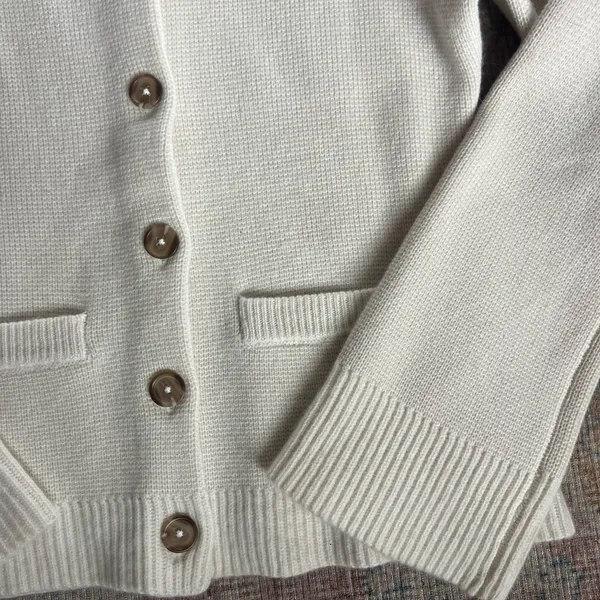 Quince Mongolian Cashmere Structured Cardigan - Image 4