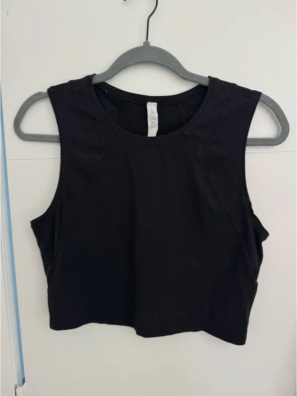 Lululemon black crop top - Image 2