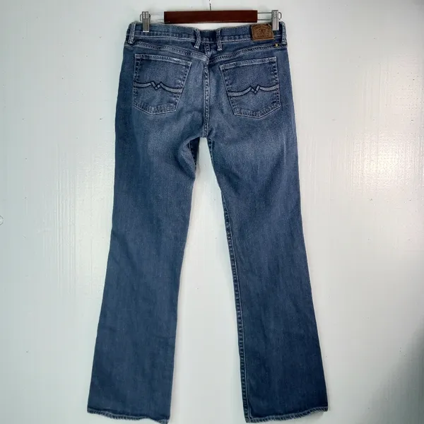 Lucky 8 30x30 Sweet N Low Medium Wash Boot Cut Jeans with Contrast Stitching - Image 5