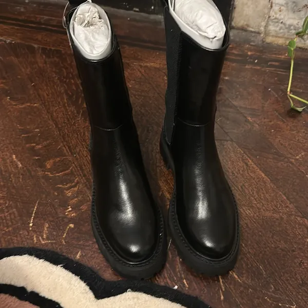 DV by Dolce Vita Black Combat Moto Boots - Image 4