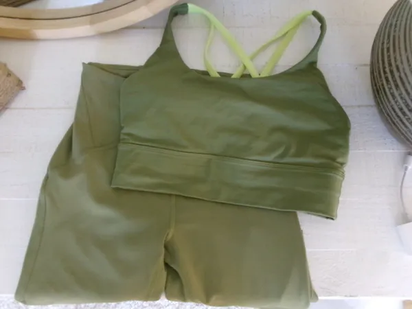 Lululemon Energy Long Line Bra + Lululemon Wunder Train HR Tights 25" - Image 2