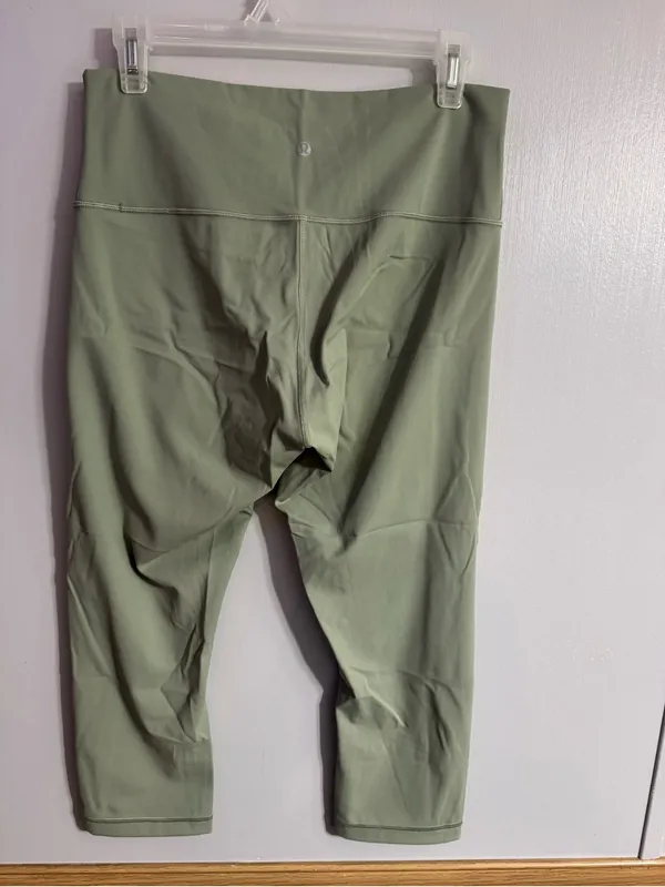 Lululemon Align Crop High-Rise Leggings in Sage Green Size 10 - Image 2