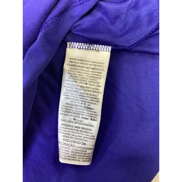 Nike Texas Rangers Womens L Dri-FIT Tank Top Purple MLB 01QI-11TU-TER-4EH‎ - Image 6