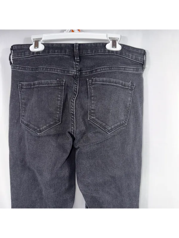 Old Navy Micro-Flare Black Jeans Women’s Size 8 - Image 7
