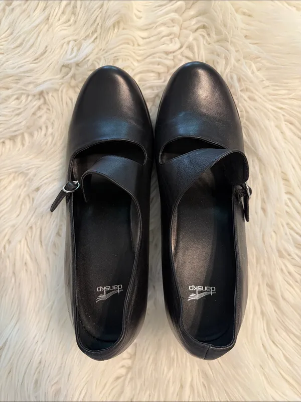 DANSKO Black Mary Jane Heeled Loafers - Women size 41 (USA 10)BNWOT leather - Image 11