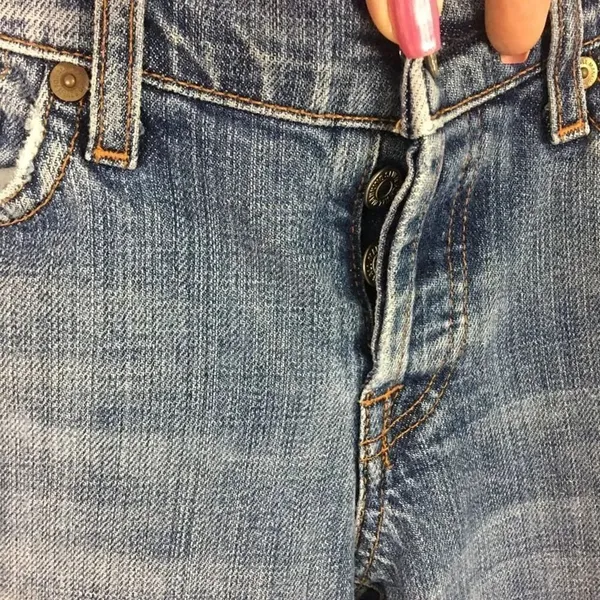7 for All Mankind Boy Cut Button Fly Jeans 26 - Image 9
