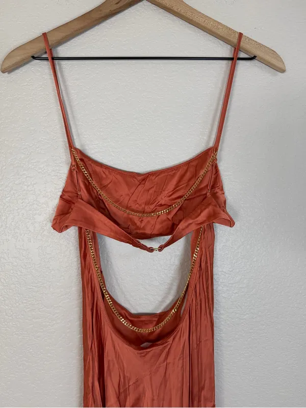 LPA Revolve Adellum Maxi Dress in Copper size XS $248 - Image 13