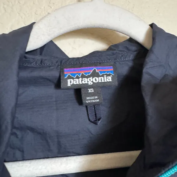 Patagonia Houdini‎ Jacket Sz XS Rain Packable Zip Hooded - Image 3