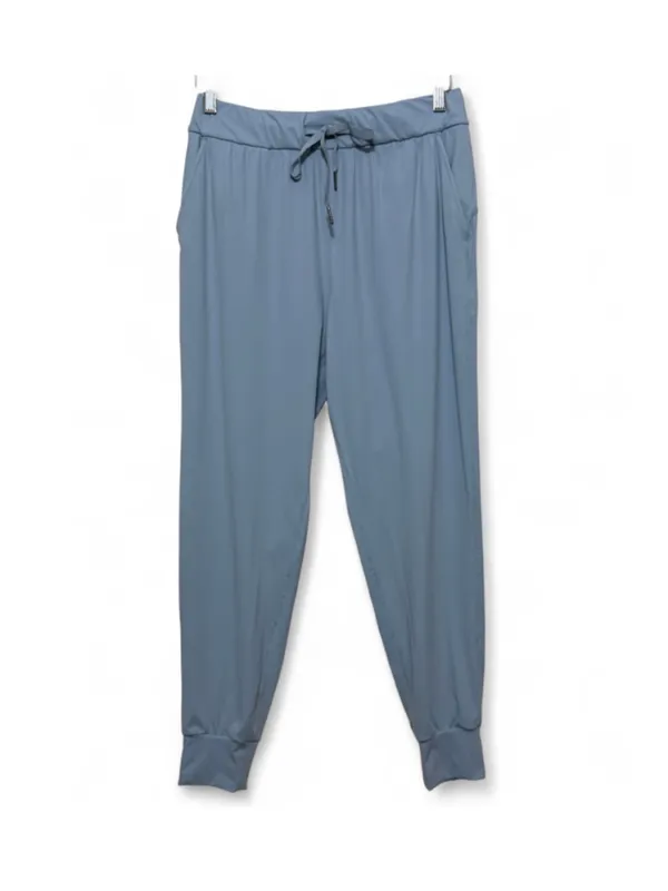 Sage Collective Womens Dusty Blue High Rise Drawstring Activewear Joggers Size S - Image 3
