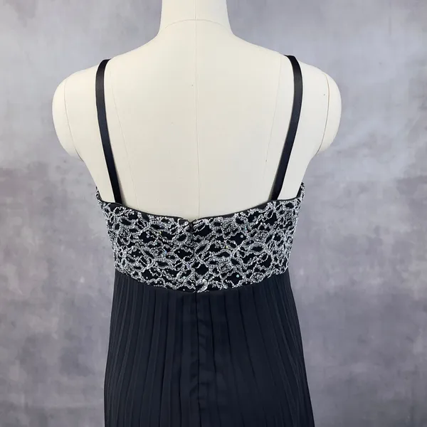 RM Richards Cocktail Dress Size‎ 16 Pleated Party Glam Elegant Old Hollywood - Image 4