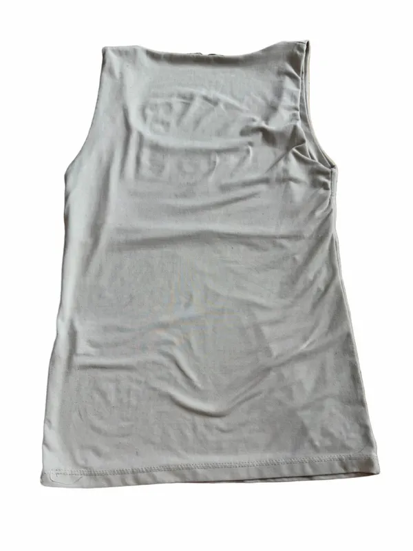 Zara Light Beige Scoop Neck Tank - Image 2