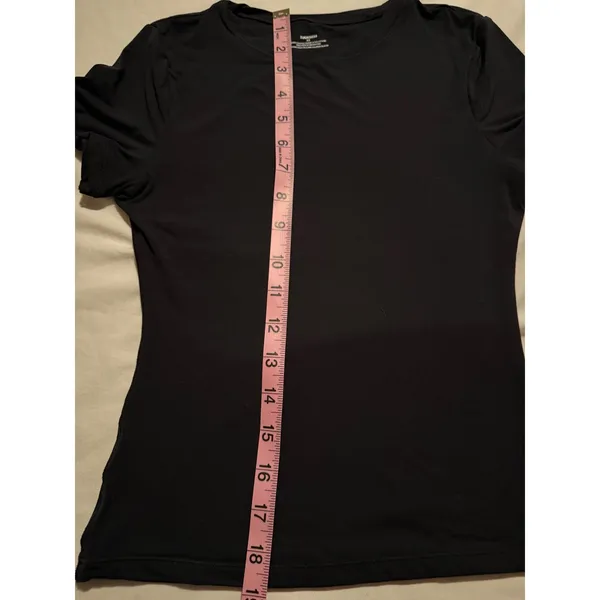 SUUKSESS Womens Black Short Sleeve Crew Neck Athletic Compression Top Size XS - Image 5
