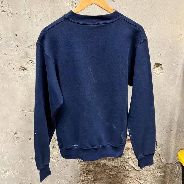 Soffe Clemson University 90s Navy Blue Paw Logo Crewneck Sweatshirt Large L - Image 4