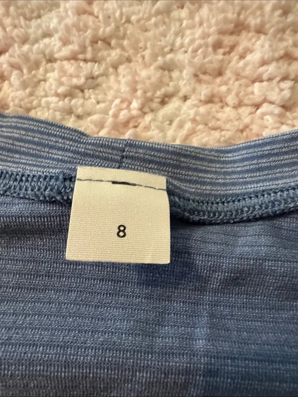 Lulu lemon 🍋 light Blue Short-Sleeve swiftly Crewneck Shirt - Image 2