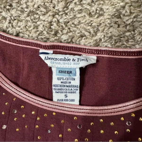 Abercrombie & Fitch Tank Top Size Small Y2K Era - Image 4