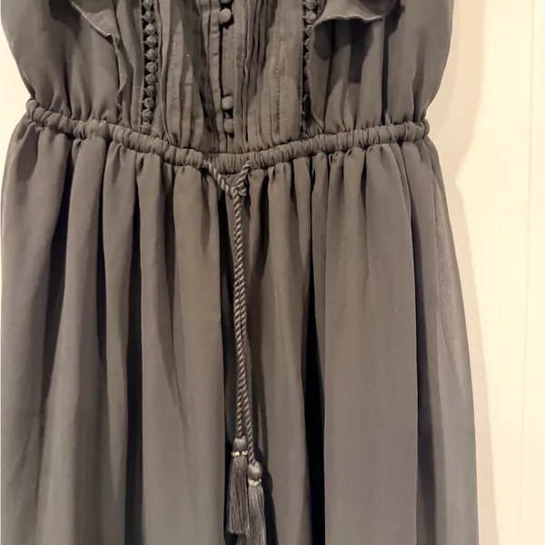 Abercrombie & Fitch Classic Black midi Dress medium‎ NWT - Image 4