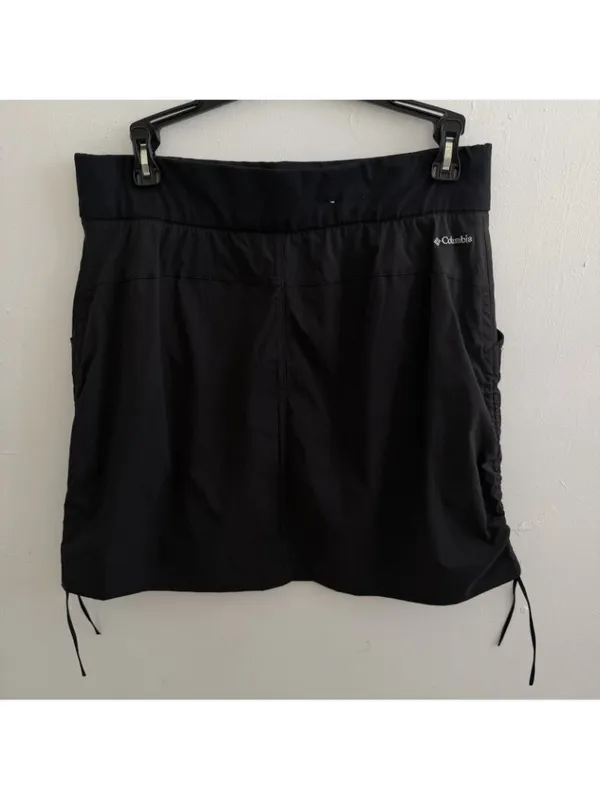 NEW Columbia All Seasons Ruched Skort M Black Hiking Fishing Athletic MEDIUM - Image 7