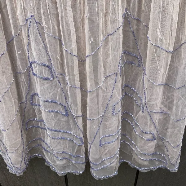 Free People Beaded Sheer Dress AS‎ IS - Image 3