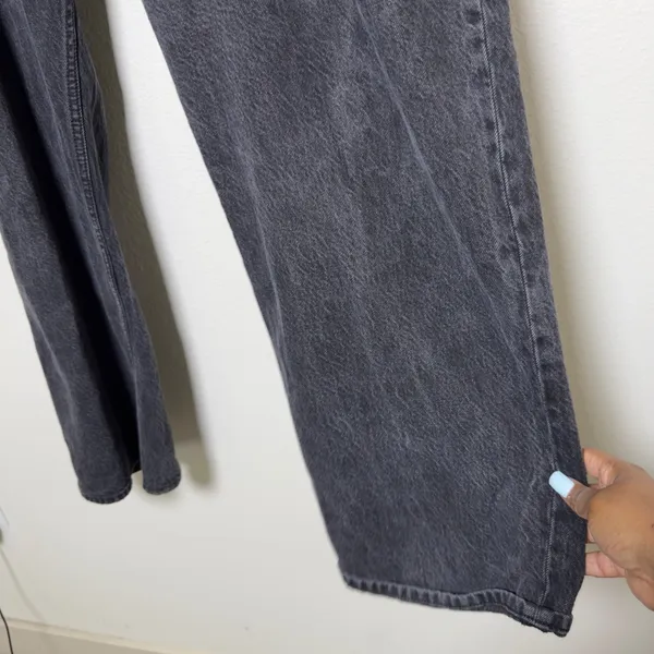 Abercrombie & Fitch Womens Jeans 18R Black Curve Love The Loose High‎ Rise 34 - Image 2