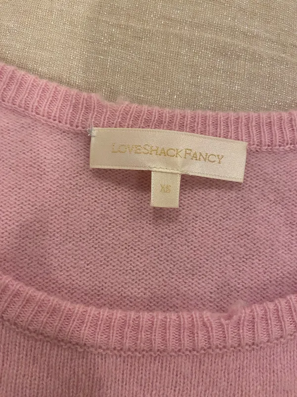 Love Shack Fancy Cropped Sweater - Image 2