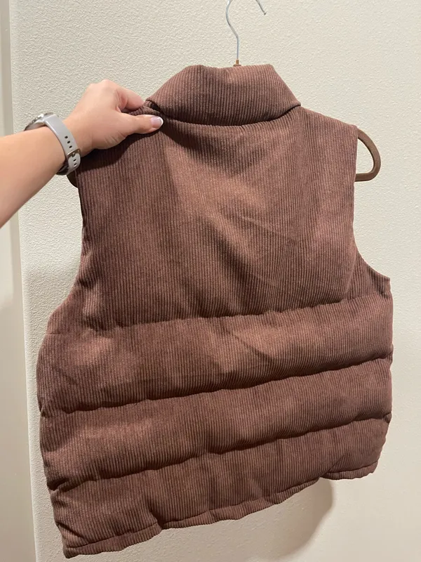 The Clothing Exchange Company Brown corduroy vest - Image 3