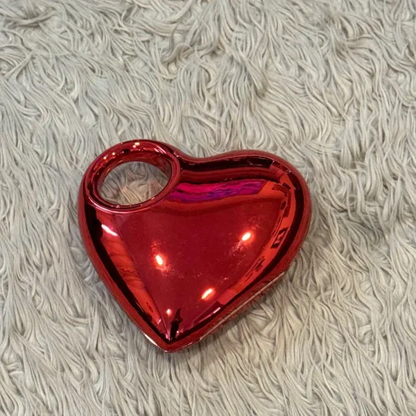 Heart shaped plastic purse Valentine’s Day Red - Image 5