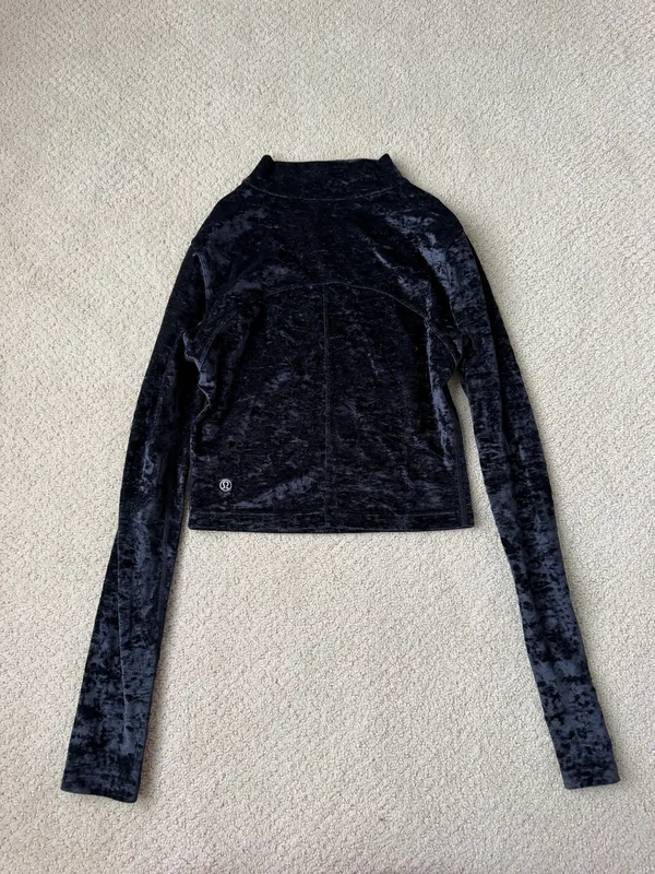 Lululemon velvet long sleeve crop top - Image 2