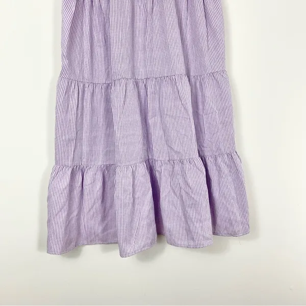 LULUS PERFECT PICNIC Gingham Tiered dress - Image 6