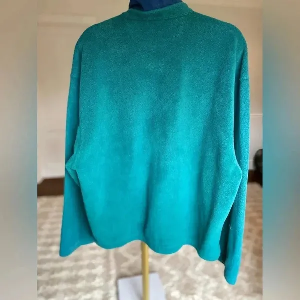 Vintage Bugle Boy Fleece Jacket Gorpcore Granola Quiet Luxury Old Money Academia - Image 3