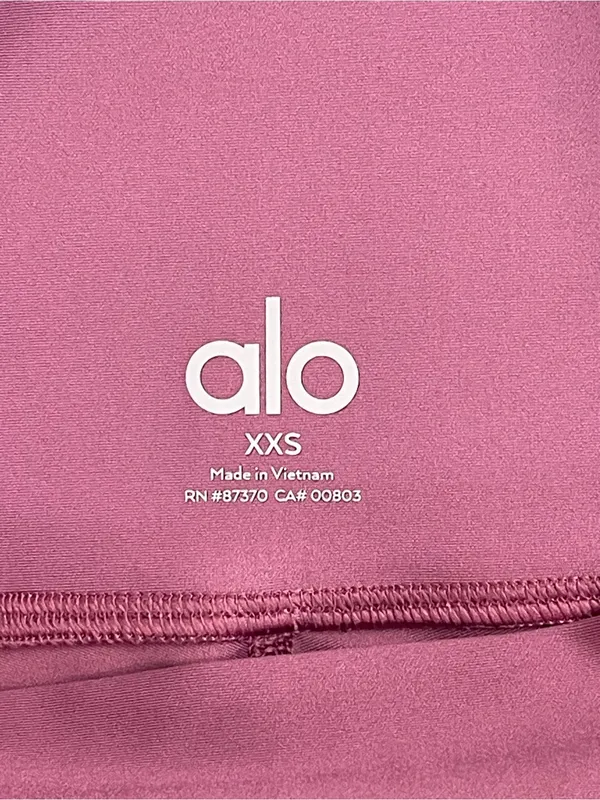 Alo Yoga 7/8 High-Waist Airlift Leggings Pink Wild Rose activewear yoga Pilates - Image 7