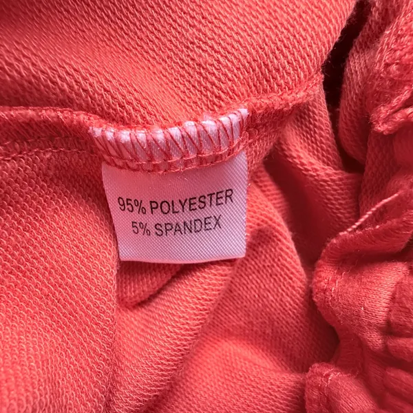 Junior's Sweatpants DIY Small Orange Wide Leg Distressed Raw Activewear Grunge - Image 7
