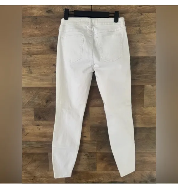 👻 Pistola White Distressed Skinny Jeans - Image 5