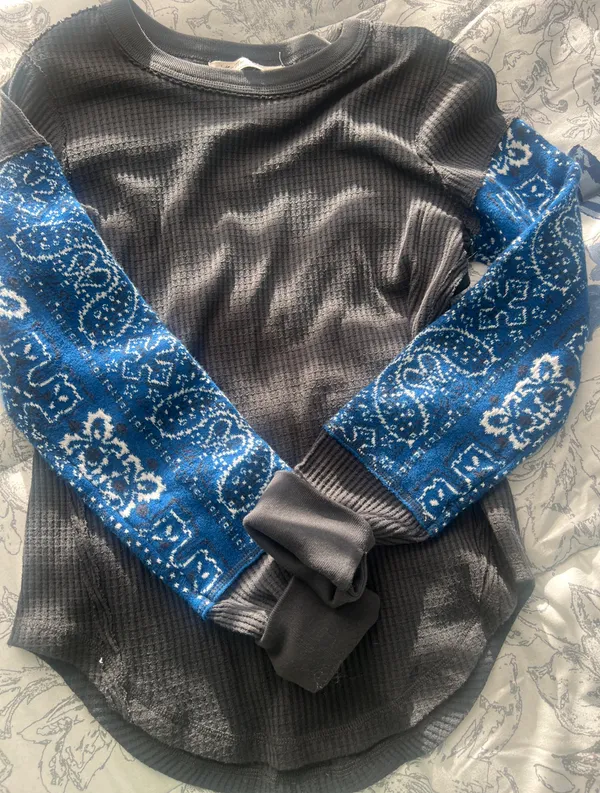 Free People Nikki Flannel Bandanna Size Small - Image 4